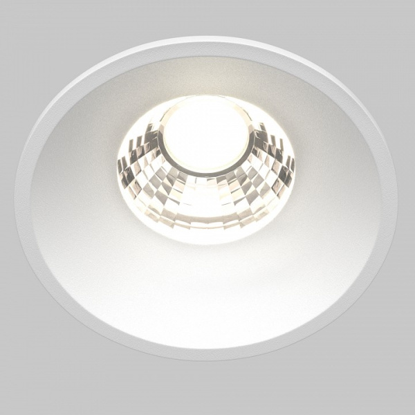 Фото Встраиваемый светильник Maytoni Round DL058-7W4K-W