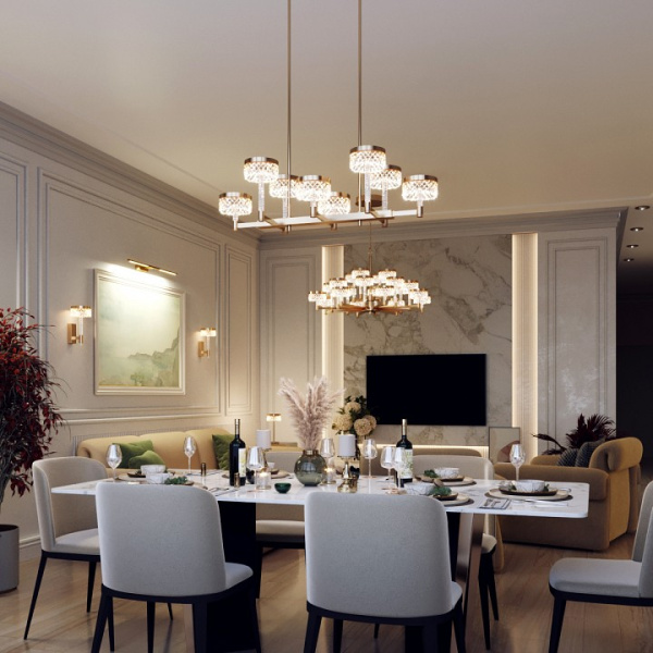 Фото Люстра на штанге Odeon Light Fivre 5032/48LA