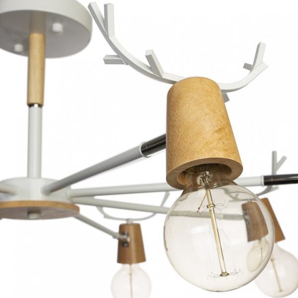 Открыть Люстра на штанге Loft it Sven 10024/8 White Фото Люстра на штанге Loft it Sven 10024/8 White
