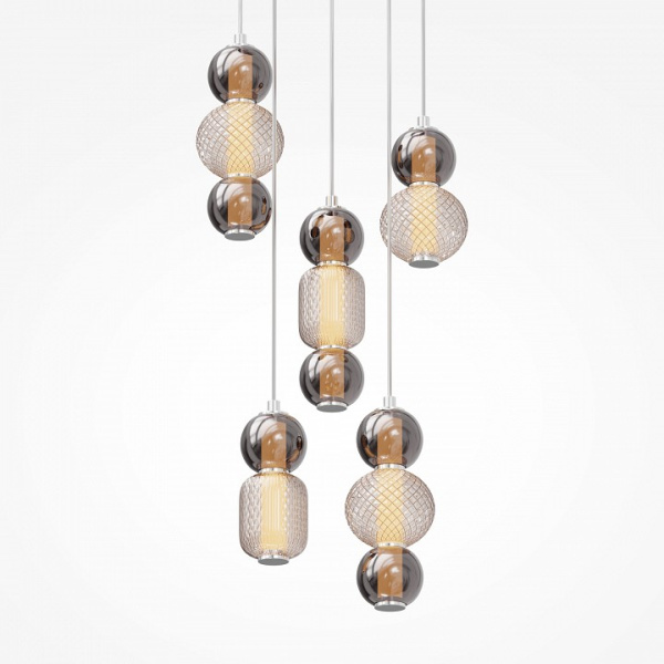 Фото Подвесная люстра Maytoni Drop MOD273PL-L80CH3K