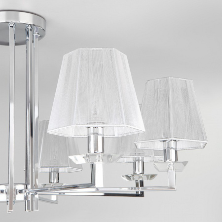 Фото Люстра на штанге Eurosvet Alegria 60125/8 хром Smart (60114/8)