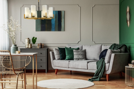 Фото Люстра на штанге Maytoni Fortano MOD089PL-08BS