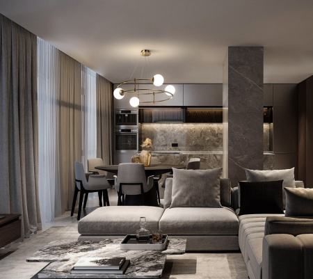 Фото Подвесная люстра Maytoni Balance MOD317PL-04G