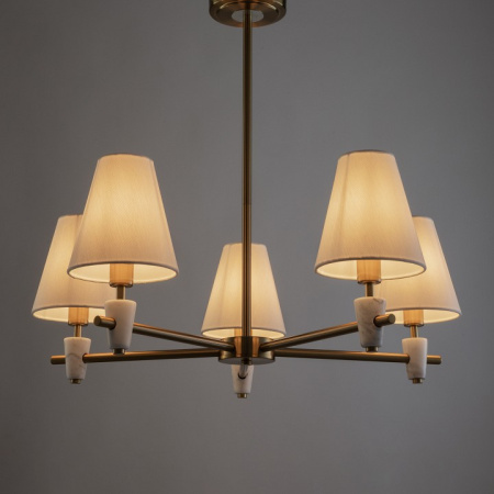 Фото Люстра на штанге Freya Pietra FR5371CL-05BS