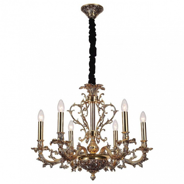 Фото Подвесная люстра Lucia Tucci Firrnze FIRENZE 1780.6 antique gold
