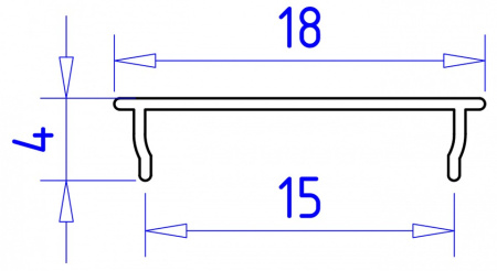 Фото Профиль накладной Ambrella Light GP GP1500AL