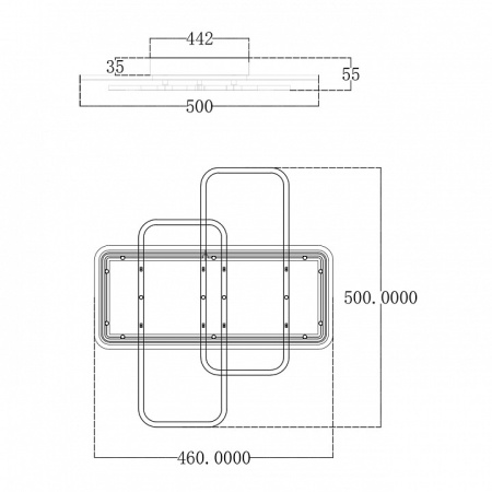 Фото Потолочная люстра Escada Space 10215/S LED
