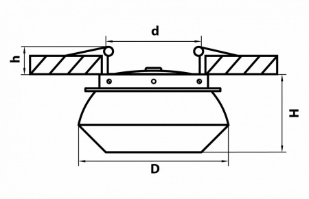 Фото Встраиваемый светильник Lightstar Orbe 051307