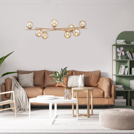 Фото Подвесная люстра Escada Balance 1119/8S Gold