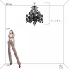 Открыть Подвесная люстра Loft it Zenith 10210/12 Black Фото Подвесная люстра Loft it Zenith 10210/12 Black