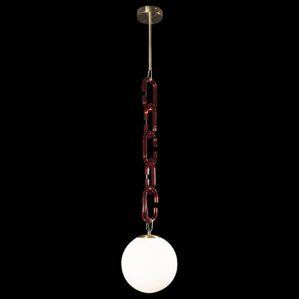 Открыть Подвесной светильник Loft it Chain 10128P Red Фото Подвесной светильник Loft it Chain 10128P Red