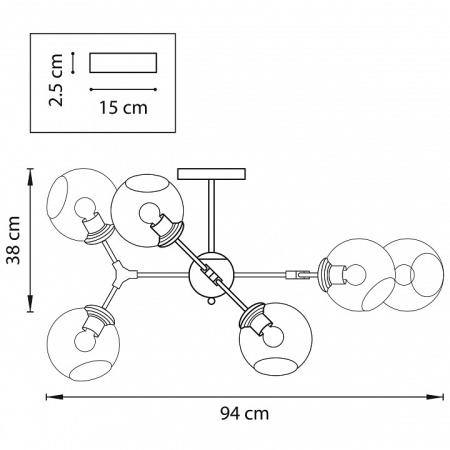 Фото Люстра на штанге Lightstar Beta 785063
