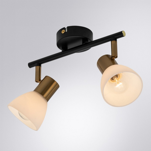 Открыть Спот Arte Lamp Falena A3117PL-2BK Фото Спот Arte Lamp Falena A3117PL-2BK