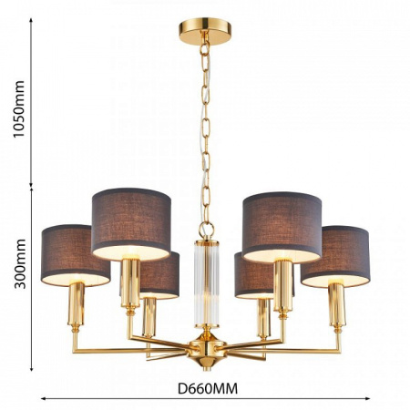 Фото Подвесная люстра Favourite Laciness 2609-6P