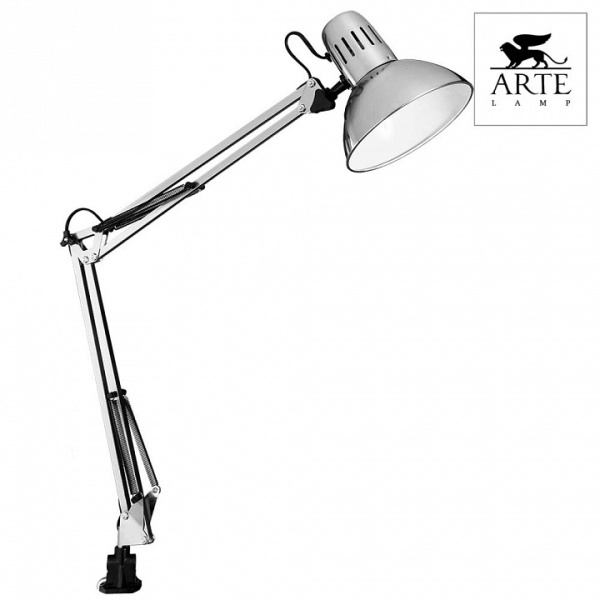Фото Настольная лампа офисная Arte Lamp Senior A6068LT-1SS