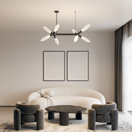 Фото Люстра на штанге Eurosvet Covalent 30180 черный