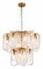 Открыть Подвесная люстра Indigo Brina 12027/12P Brass Фото Подвесная люстра Indigo Brina 12027/12P Brass