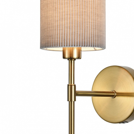Открыть Бра Indigo Plisse 13033/1W Brass Фото Бра Indigo Plisse 13033/1W Brass