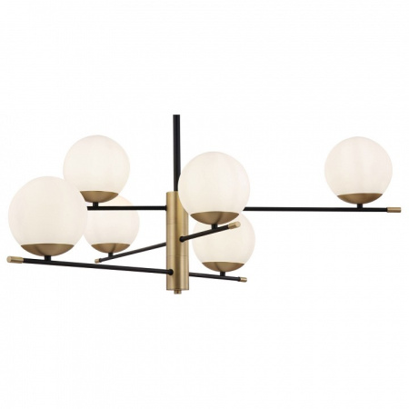 Фото Люстра на штанге Maytoni Nostalgia MOD048PL-06G