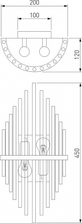 Открыть Накладной светильник Bogate's Allure 356/2 латунь Фото Накладной светильник Bogate's Allure 356/2 латунь