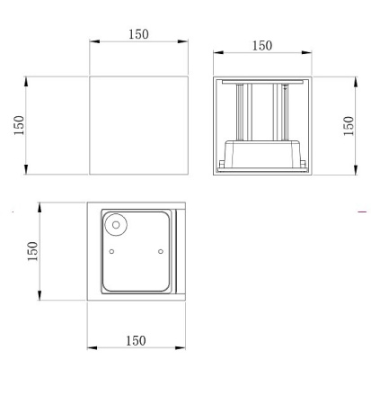 Фото Накладной светильник Maytoni Fulton O572WL-L20GR3K