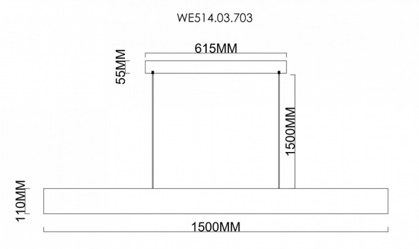 Открыть Подвесной светильник Wertmark Edda WE514.03.703 Фото Подвесной светильник Wertmark Edda WE514.03.703