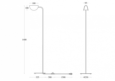 Открыть Торшер Maytoni Mollis MOD126FL-01B Фото Торшер Maytoni Mollis MOD126FL-01B