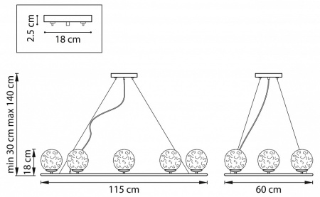 Фото Подвесная люстра Lightstar Bari 815283