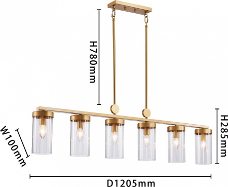 Фото Светильник на штанге Favourite Radiales 3099-6U