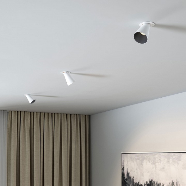 Фото Встраиваемый светильник Elektrostandard Bell 25097/LED 8W 4000K белый