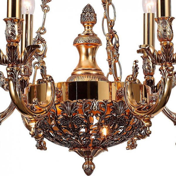 Фото Подвесная люстра Lucia Tucci Firrnze FIRENZE 1781.6.2 antique gold