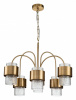 Открыть Подвесная люстра Indigo Eleganza 12019/A/6P Brass Фото Подвесная люстра Indigo Eleganza 12019/A/6P Brass