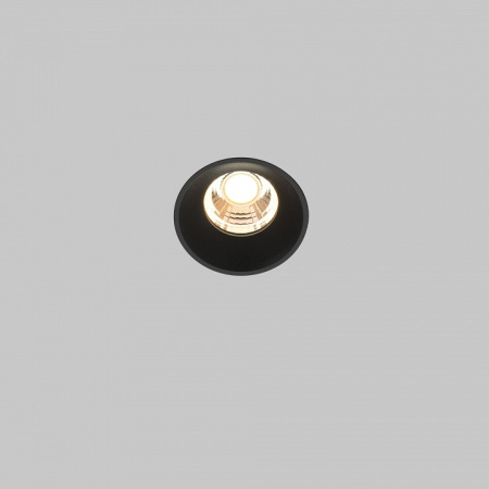 Фото Встраиваемый светильник Maytoni Round DL058-7W3K-TRS-B