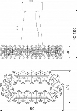 Открыть Подвесная люстра Bogate's Onyx 372/8 Strotskis Фото Подвесная люстра Bogate's Onyx 372/8 Strotskis