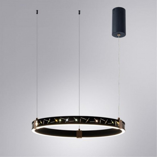 Открыть Подвесной светильник Arte Lamp Shine A2222SP-1BK Фото Подвесной светильник Arte Lamp Shine A2222SP-1BK