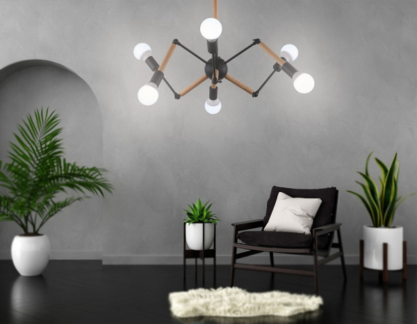Открыть Люстра на штанге Ambrella Light TR TR80488 Фото Люстра на штанге Ambrella Light TR TR80488