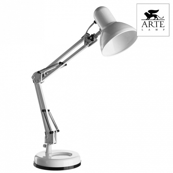 Фото Настольная лампа офисная Arte Lamp Junior A1330LT-1WH