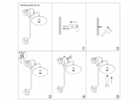 Фото Бра ST-Luce Scarno SL265.401.01