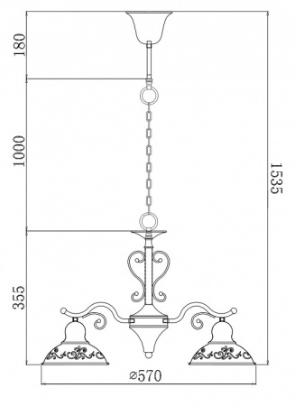 Фото Подвесная люстра Freya Benoit FR2566-PL-03-WG
