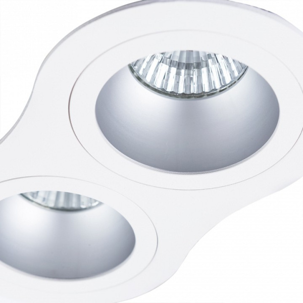 Открыть Встраиваемый светильник Arte Lamp Alkes A2161PL-2WH Фото Встраиваемый светильник Arte Lamp Alkes A2161PL-2WH