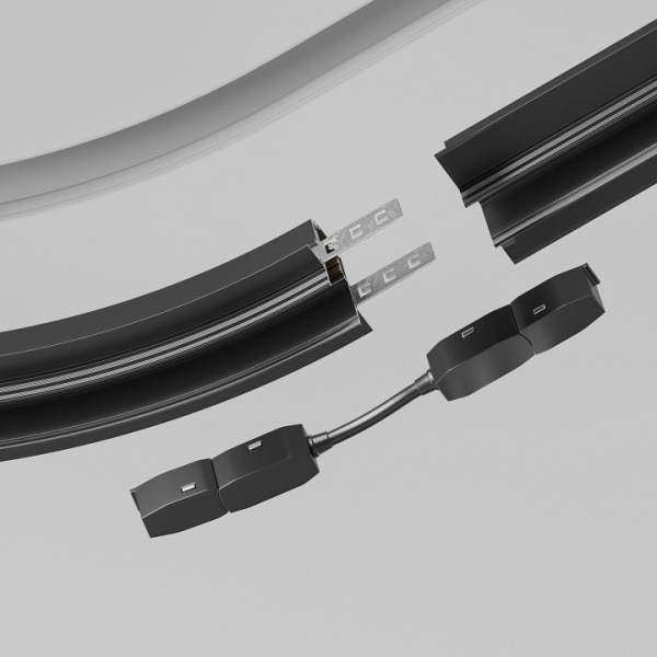Фото Соединитель гибкий для треков Maytoni Accessories for tracks Exility TRA034CS-B