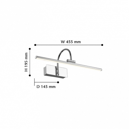 Открыть Подсветка для картины Favourite Strenuus 2431-1W Фото Подсветка для картины Favourite Strenuus 2431-1W