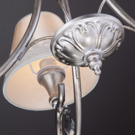 Открыть Люстра на штанге Eurosvet Incanto 60069/5 серебро Фото Люстра на штанге Eurosvet Incanto 60069/5 серебро