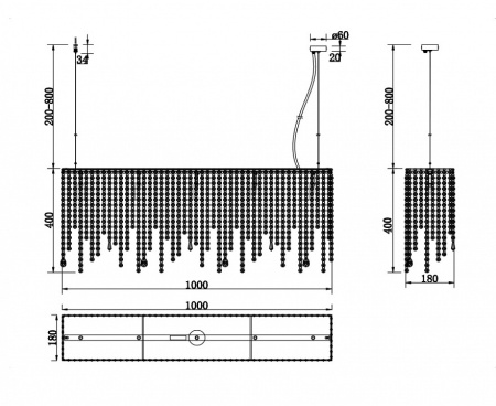 Фото Подвесная люстра Maytoni Empress DIA002PL-05CH