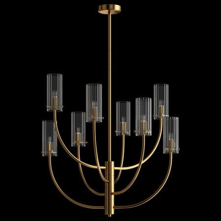 Фото Люстра на штанге Maytoni Arco MOD223PL-08BS