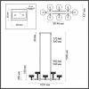 Открыть Люстра на штанге Odeon Light Fivre 5032/48LA Фото Люстра на штанге Odeon Light Fivre 5032/48LA