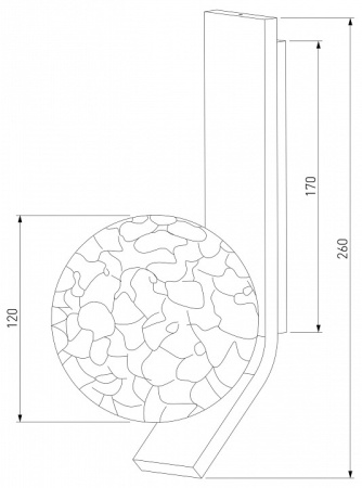 Открыть Бра Eurosvet Luxor 40019/1 серебро Фото Бра Eurosvet Luxor 40019/1 серебро