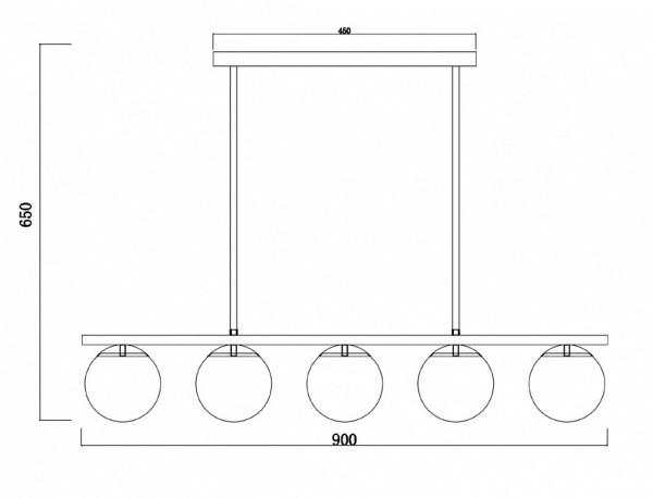 Фото Светильник на штанге Freya Zing FR5199PL-05BS