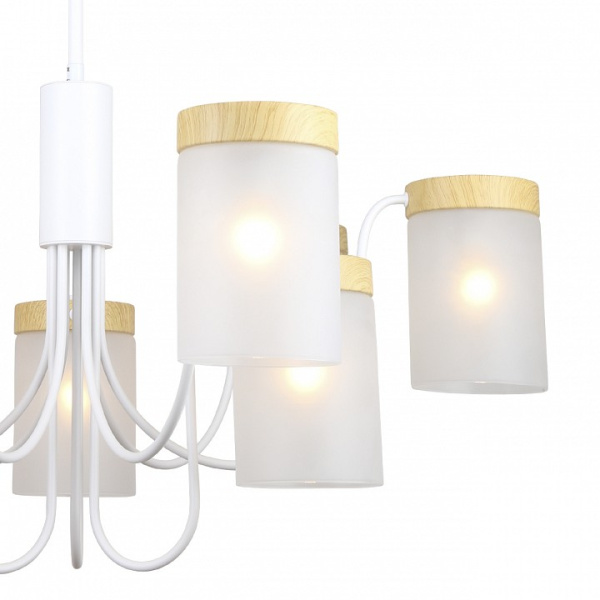 Открыть Люстра на штанге Escada Harmony 1172/9P White Фото Люстра на штанге Escada Harmony 1172/9P White