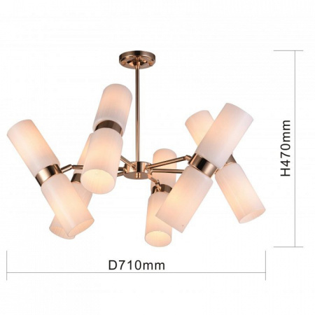 Открыть Люстра на штанге F-promo Rollo 2617-12P Фото Люстра на штанге F-promo Rollo 2617-12P